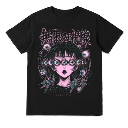 Infinite Gaze Japanese Horror T-Shirt