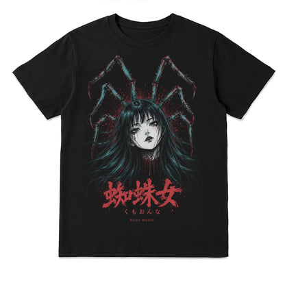 Spider Woman Japanese Horror T-Shirt