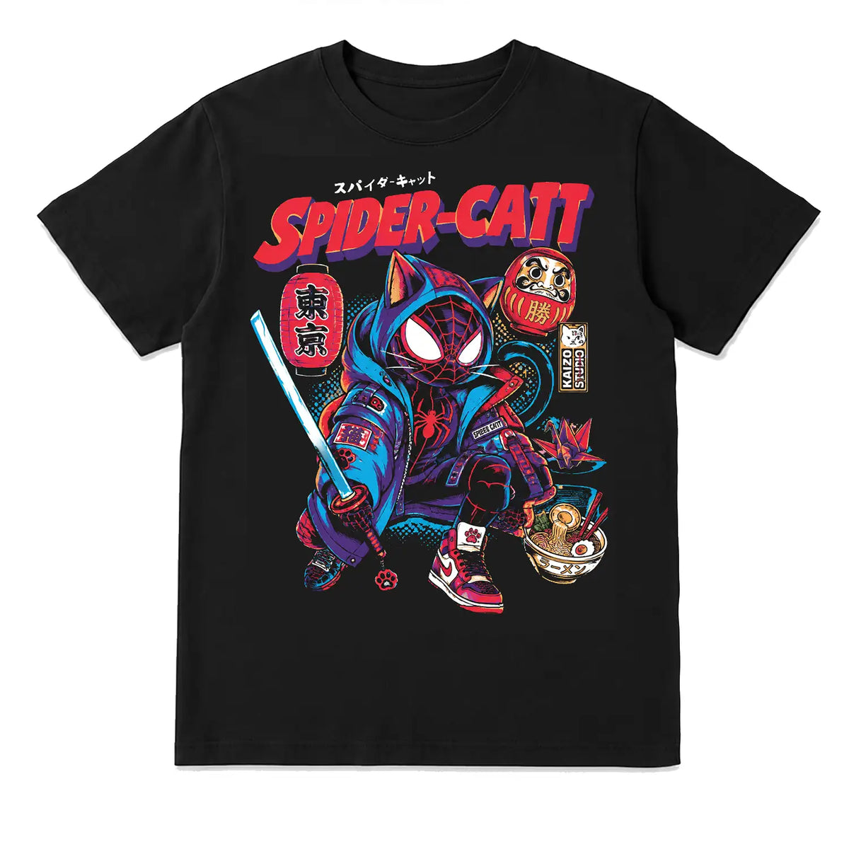 Spider-Cat Tokyo Ninja T-Shirt