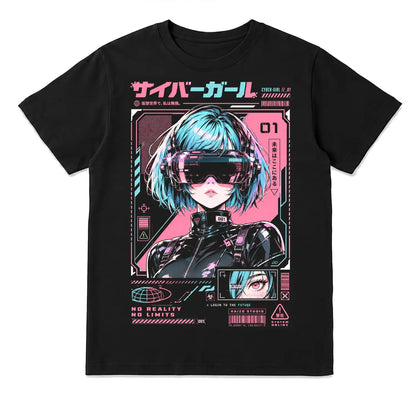 Cyber Girl 01 Japanese T-Shirt