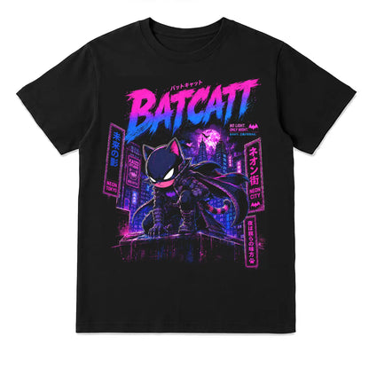 Batcat Neon Tokyo T-Shirt