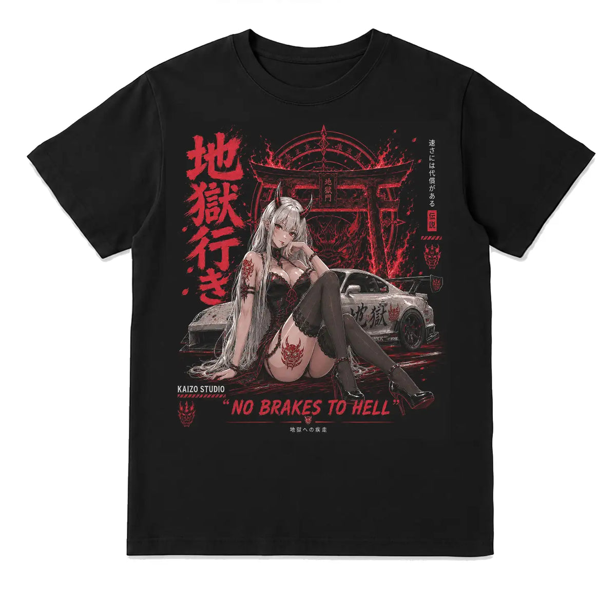 Hell Ride Demon Girl JDM T-Shirt