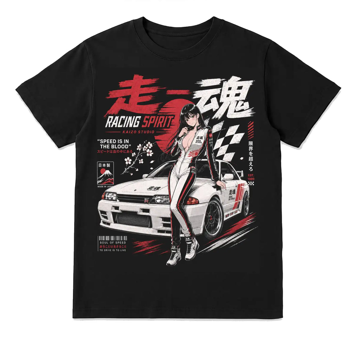 Racing Girl Street Spirit JDM T-Shirt
