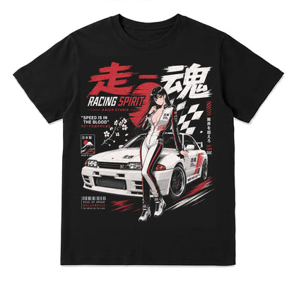 Racing Girl Street Spirit JDM T-Shirt