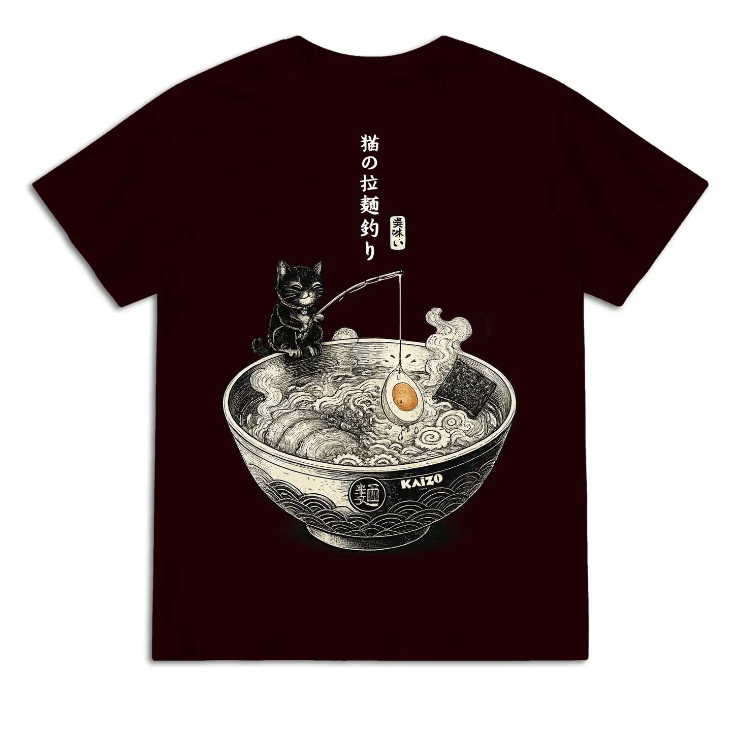 Ramen Fishing Cat Japanese T-Shirt