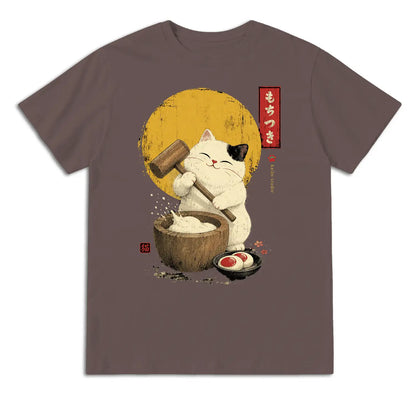 Mochitsuki Cat Japanese T-Shirt