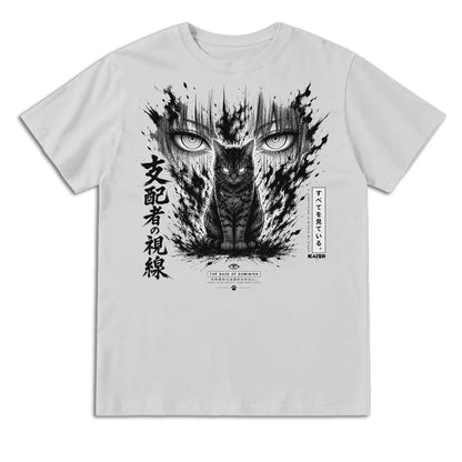 The Gaze of Dominion Japanese Cat T-Shirt