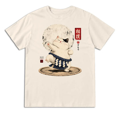 Sumo Cat Japanese T-Shirt