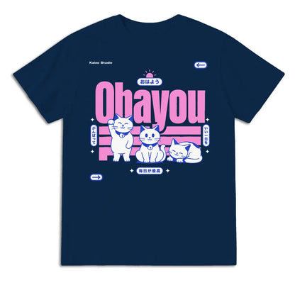 Ohayou Cats Japanese T-Shirt