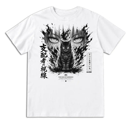 The Gaze of Dominion Japanese Cat T-Shirt