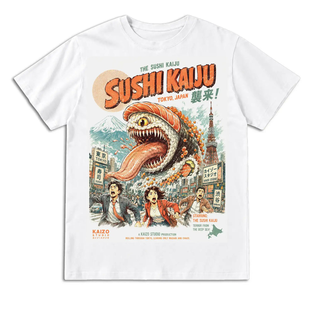 Sushi Kaiju Tokyo T-Shirt